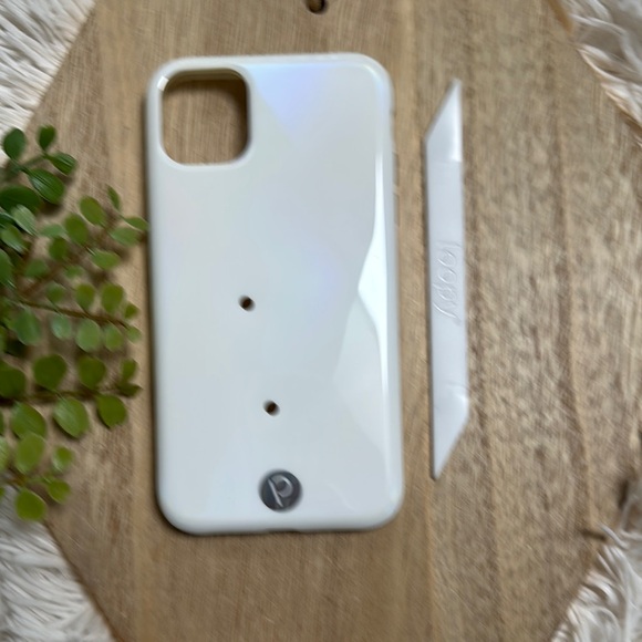 Loopy Case Iridescent iPhone 11 Case 💗 White - Picture 6 of 10